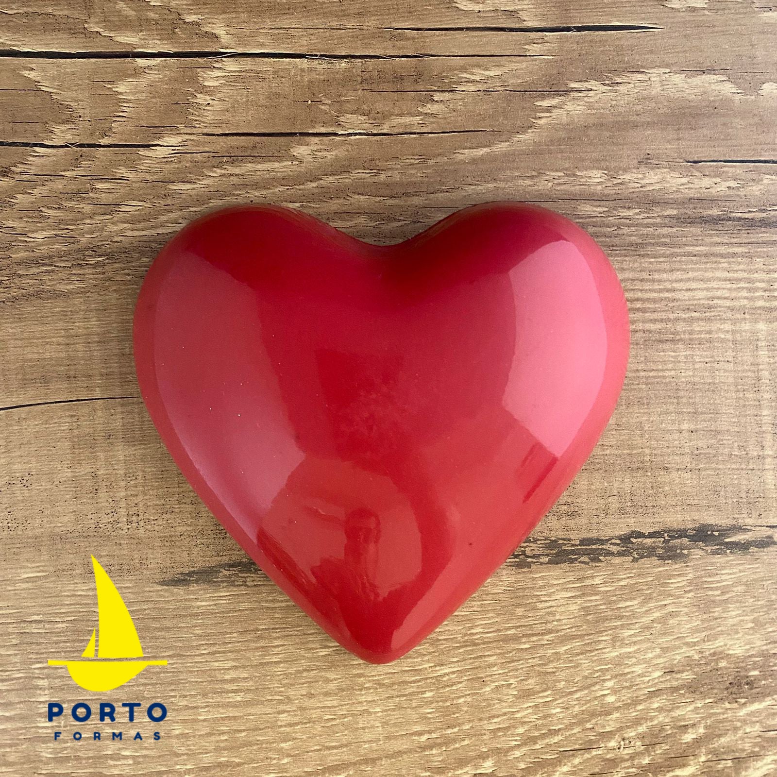 Smooth Large Heart 500g Chocolate Mould