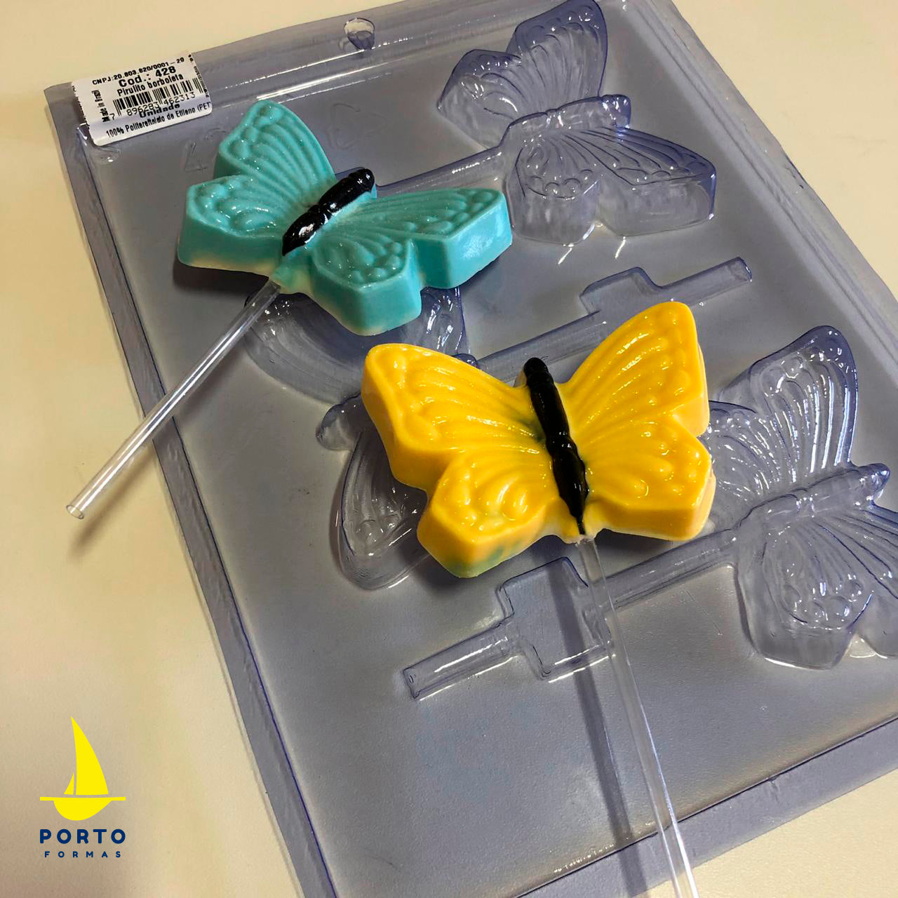 BUTTERFLY LOLLIPOP Chocolate Mould