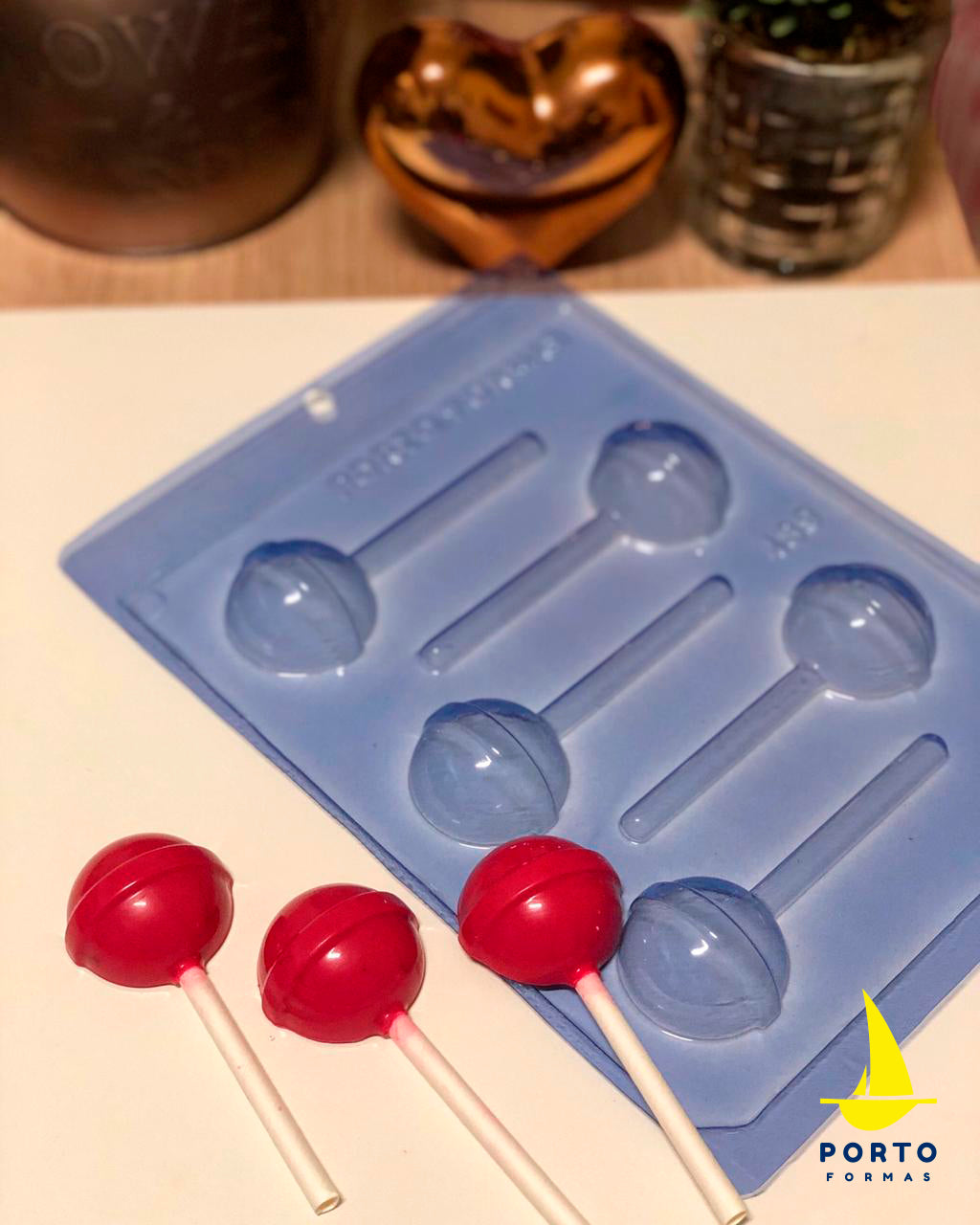 Retro Lollipop Chocolate Mould