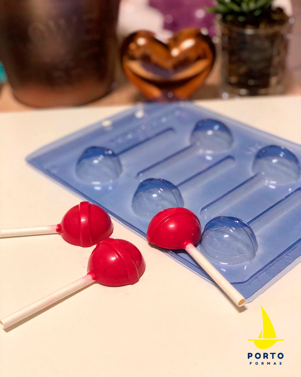 Retro Lollipop Chocolate Mould