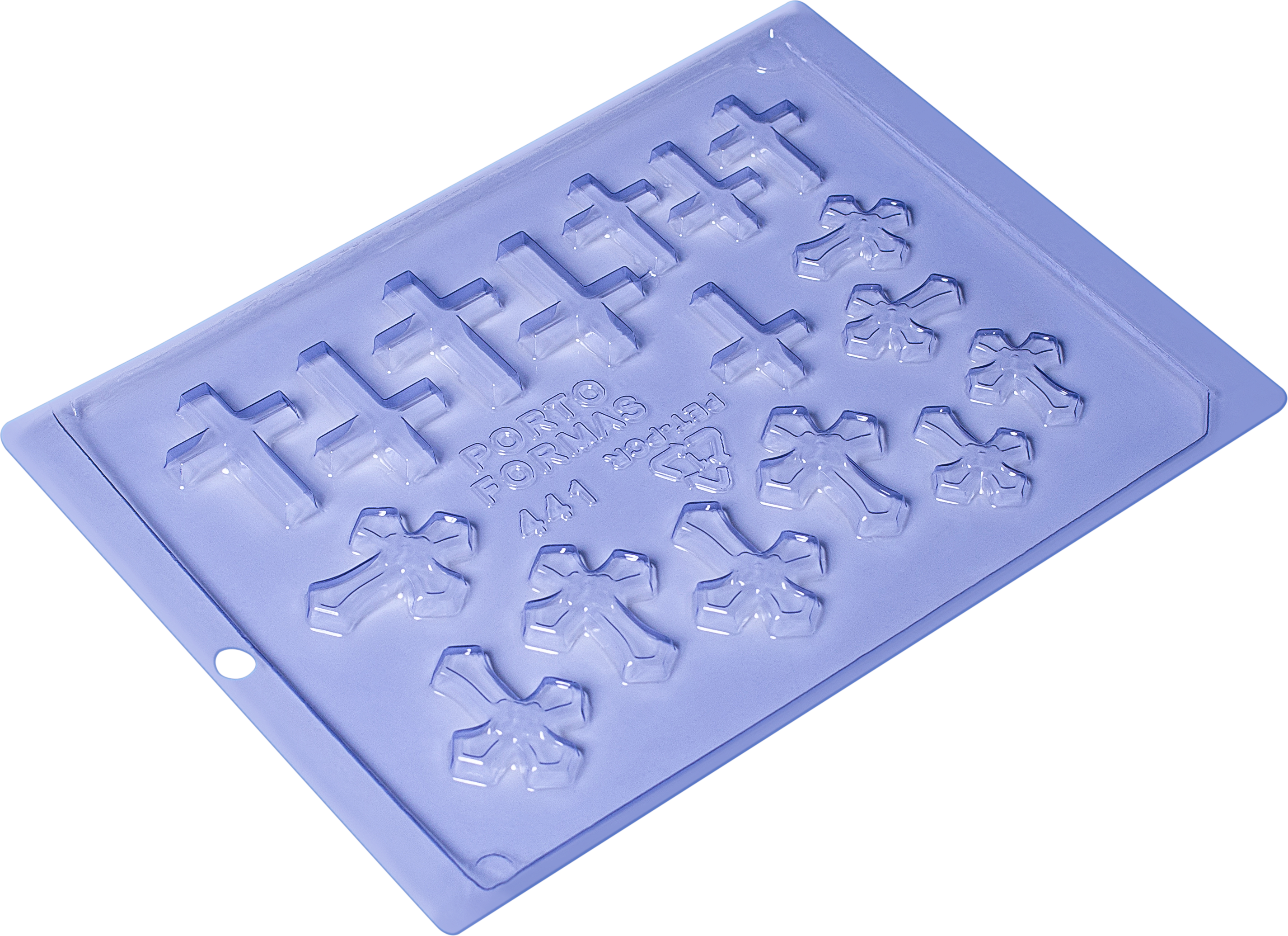 Christening Cross Applique Chocolate Mould