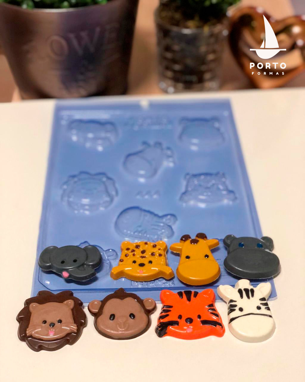 SAFARI ANIMALS Chocolate Mould