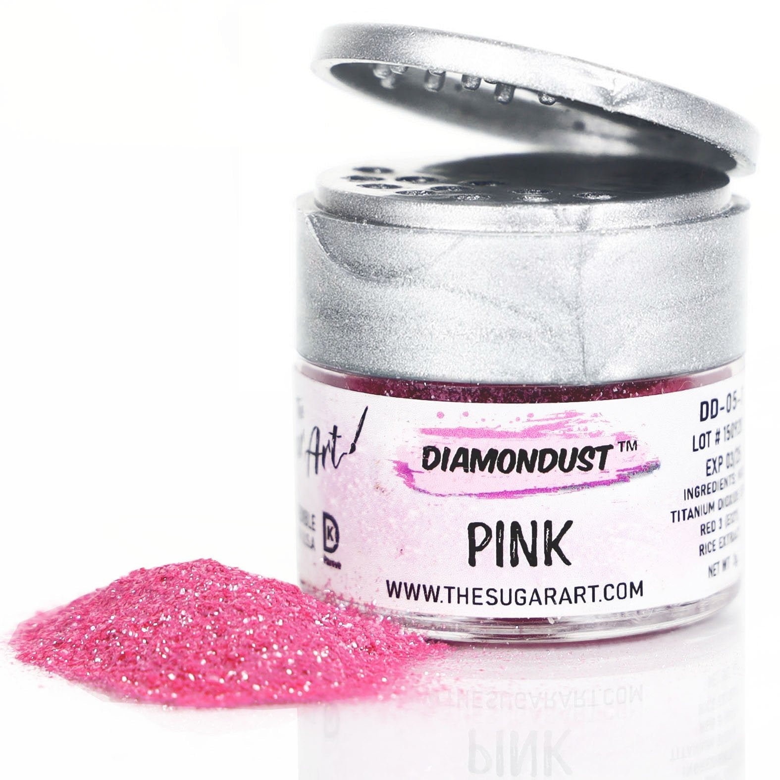 Pink DiamonDust Edible Glitter