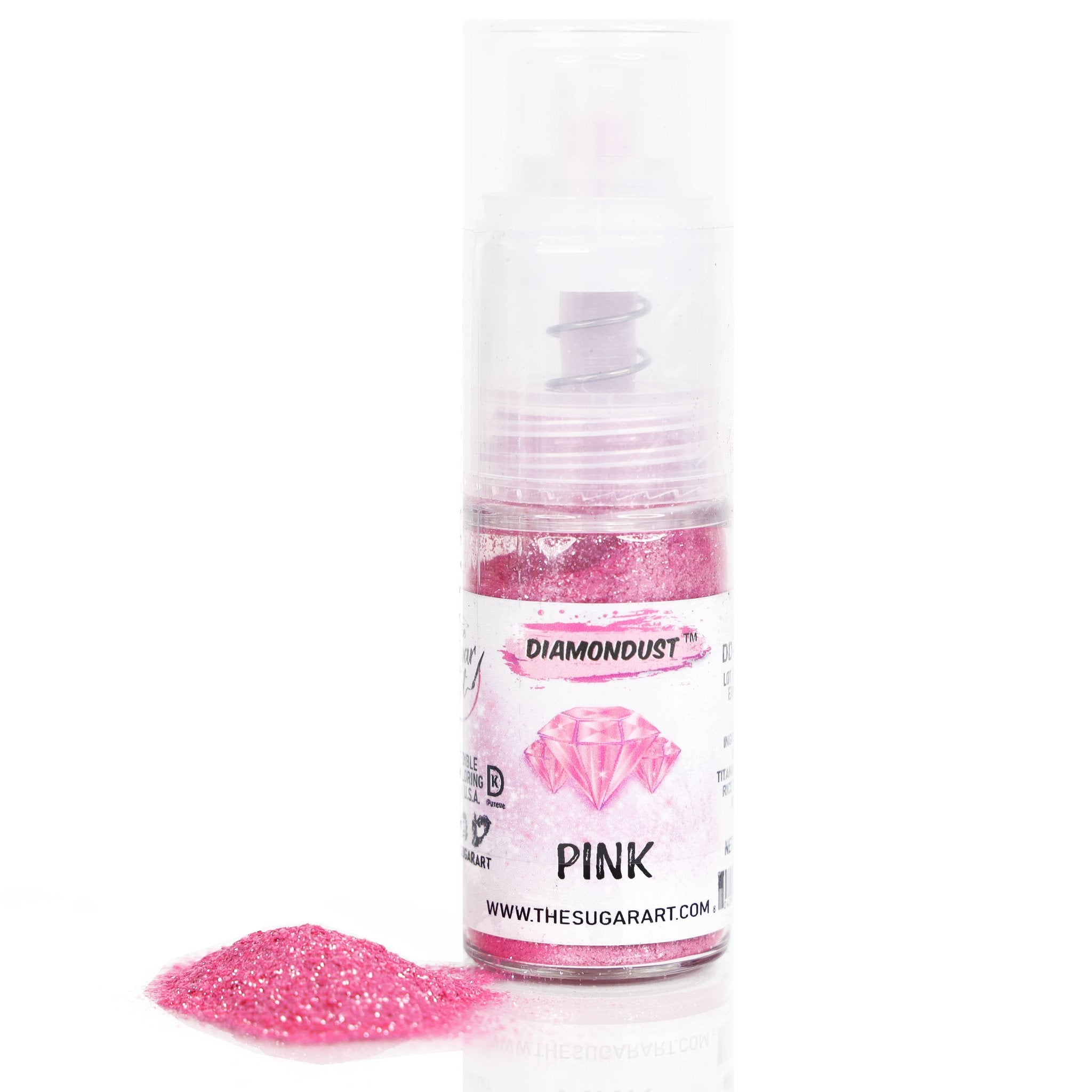 Pink DiamonDust Edible Glitter