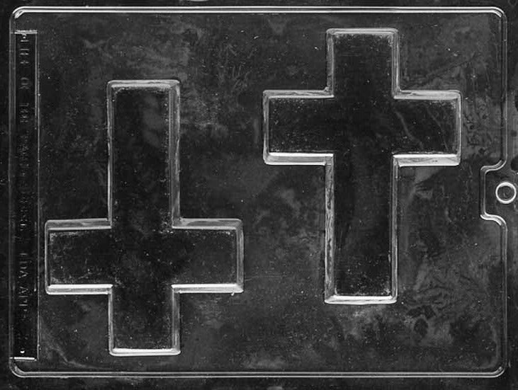 cross chocolate mould