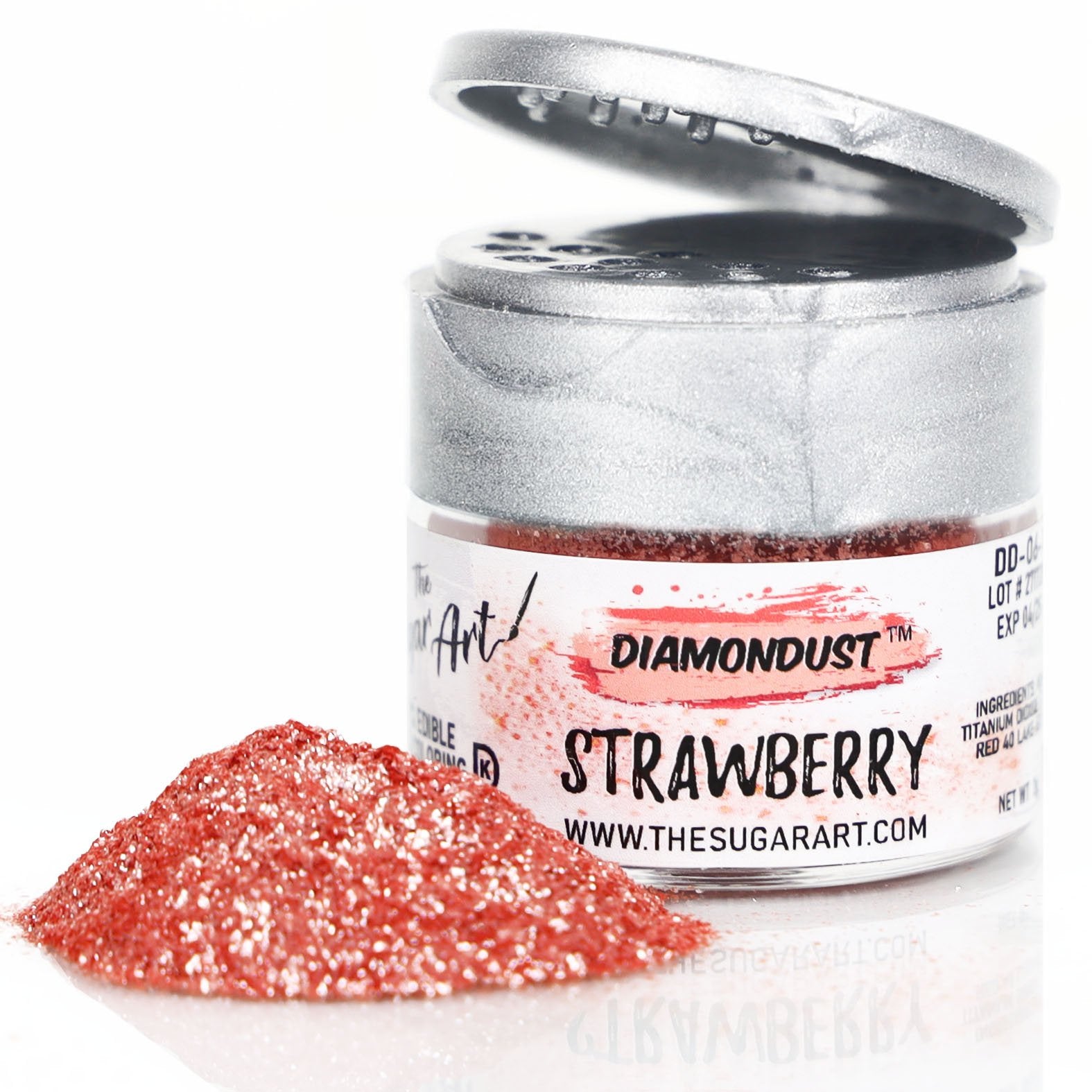 Strawberry DiamonDust Edible Glitter