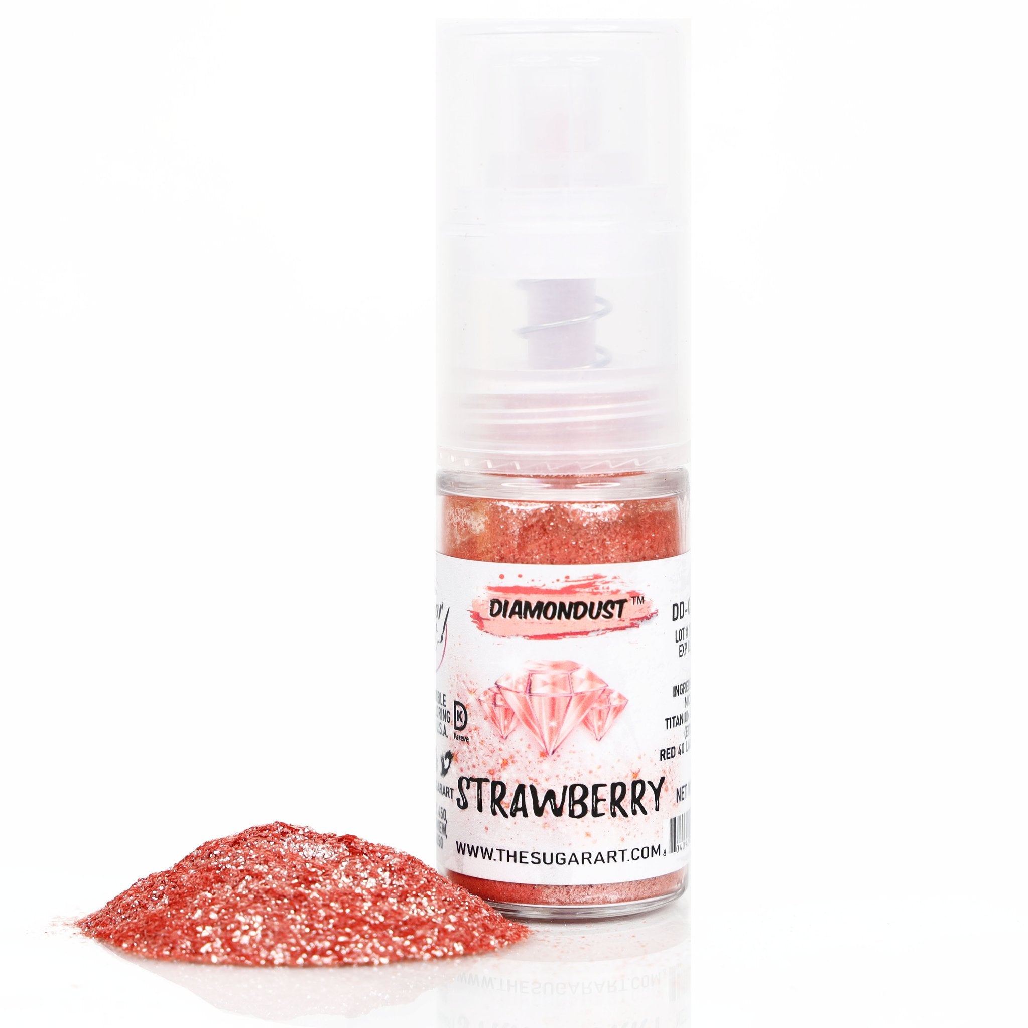 Strawberry DiamonDust Edible Glitter