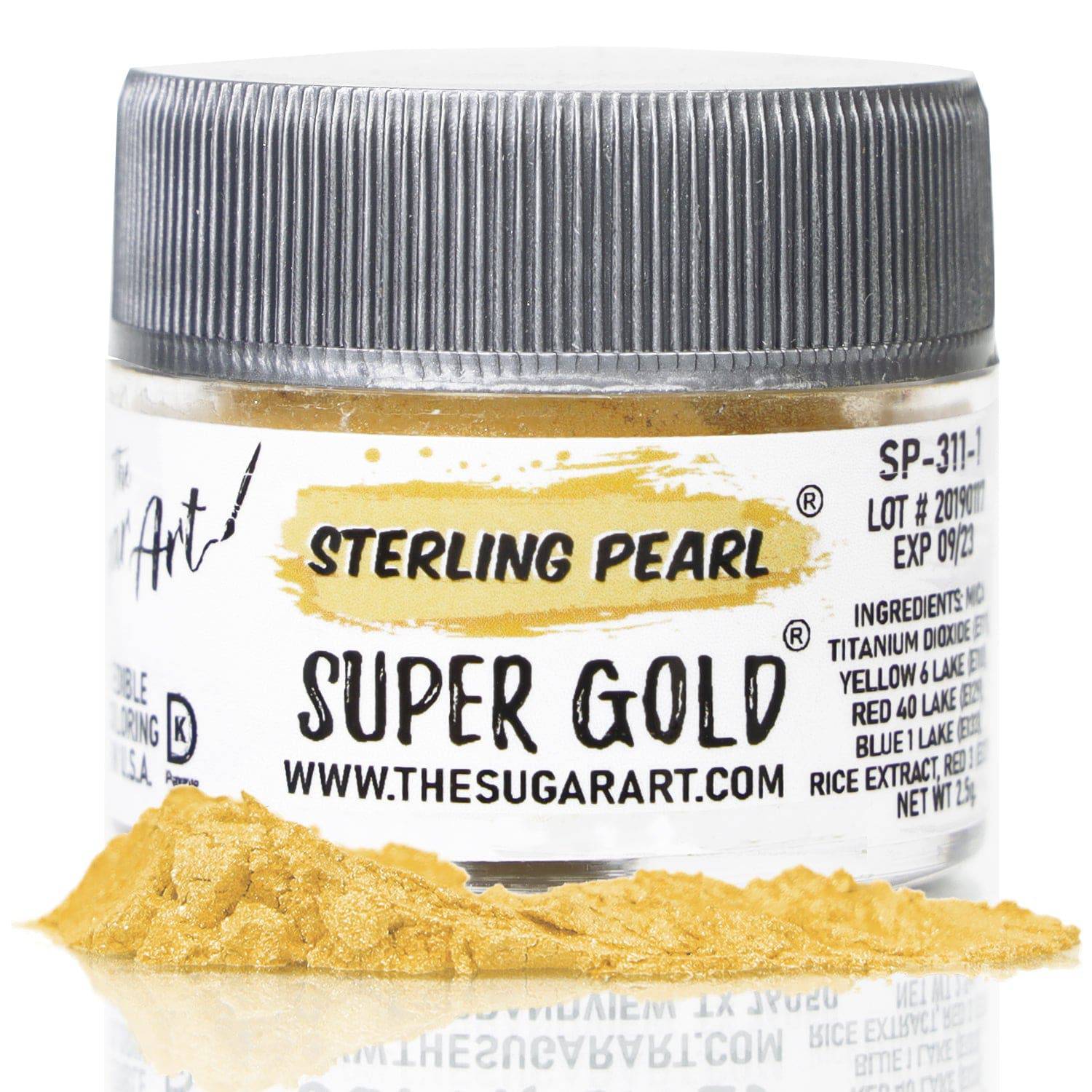Super Gold Sterling Pearl Lustre Dust