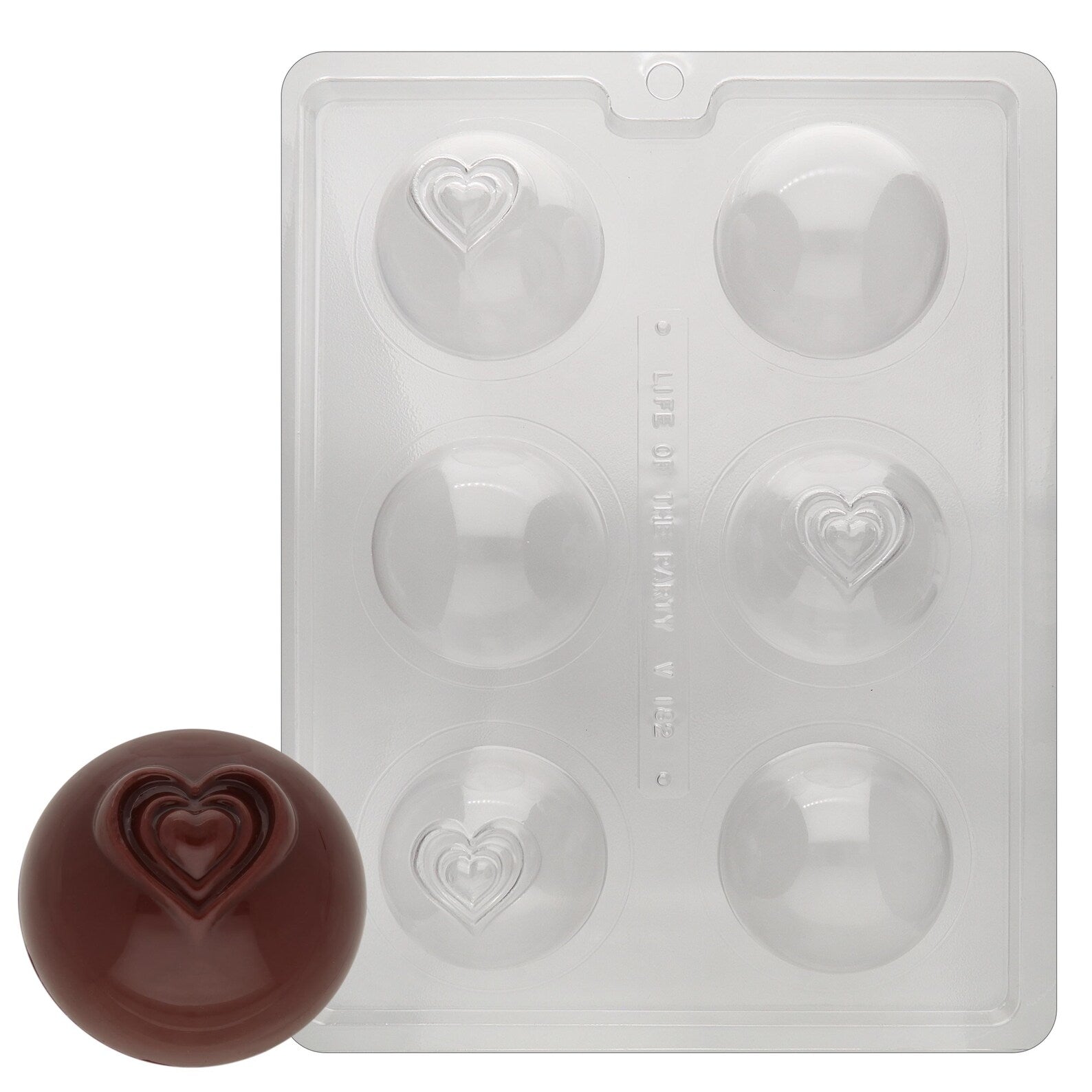 Heart Bath Bomb Chocolate Mould