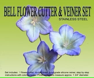BELL FLOWER cutters and veiners set