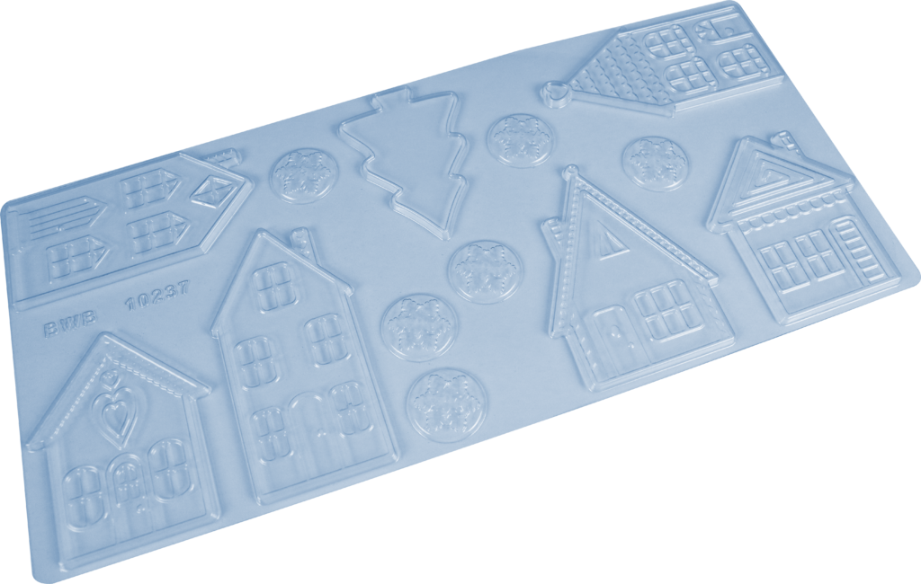 Decorative Christmas Assorted Shapes Chocolate Mould