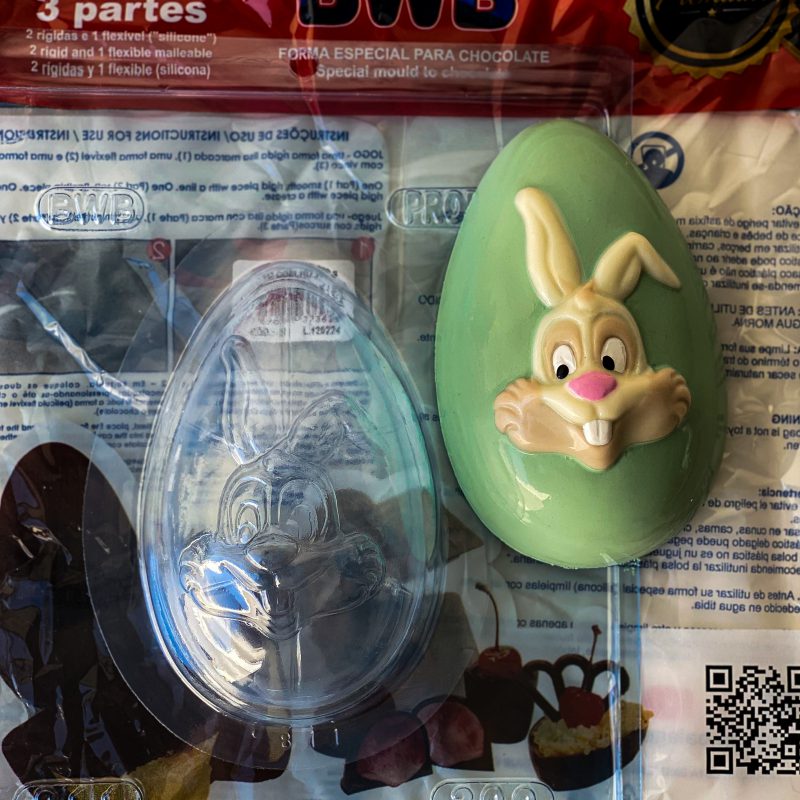 Rabbit Easter Egg Chocolate Mould