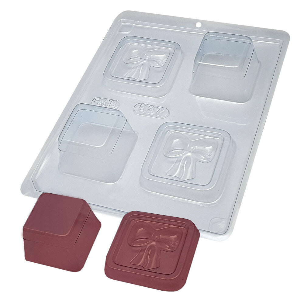 Mini Box with Bow Chocolate Mould