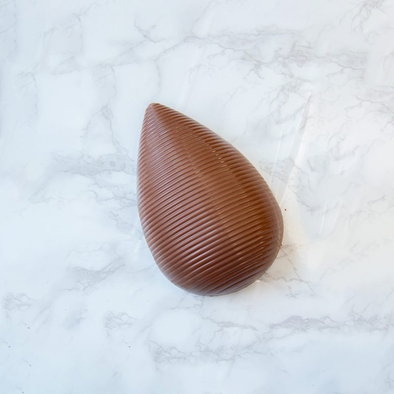 Pointed Beak Striped Easter Egg Chocolate Mould