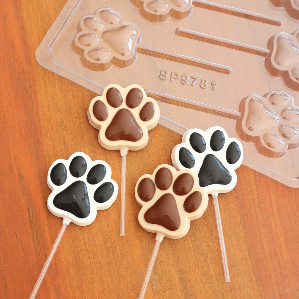 pet paw chocolate mould