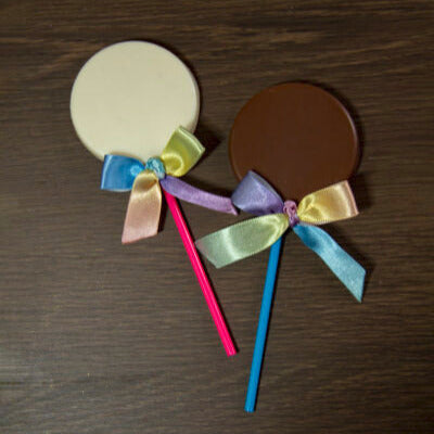 Smooth Round Cookie Lollipop 60mm Chocolate Mould