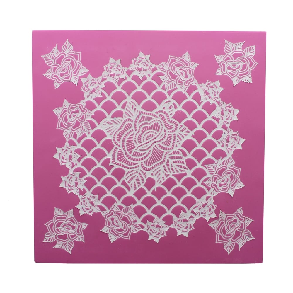 Ring Of Roses - 3D Cake Topper Mat