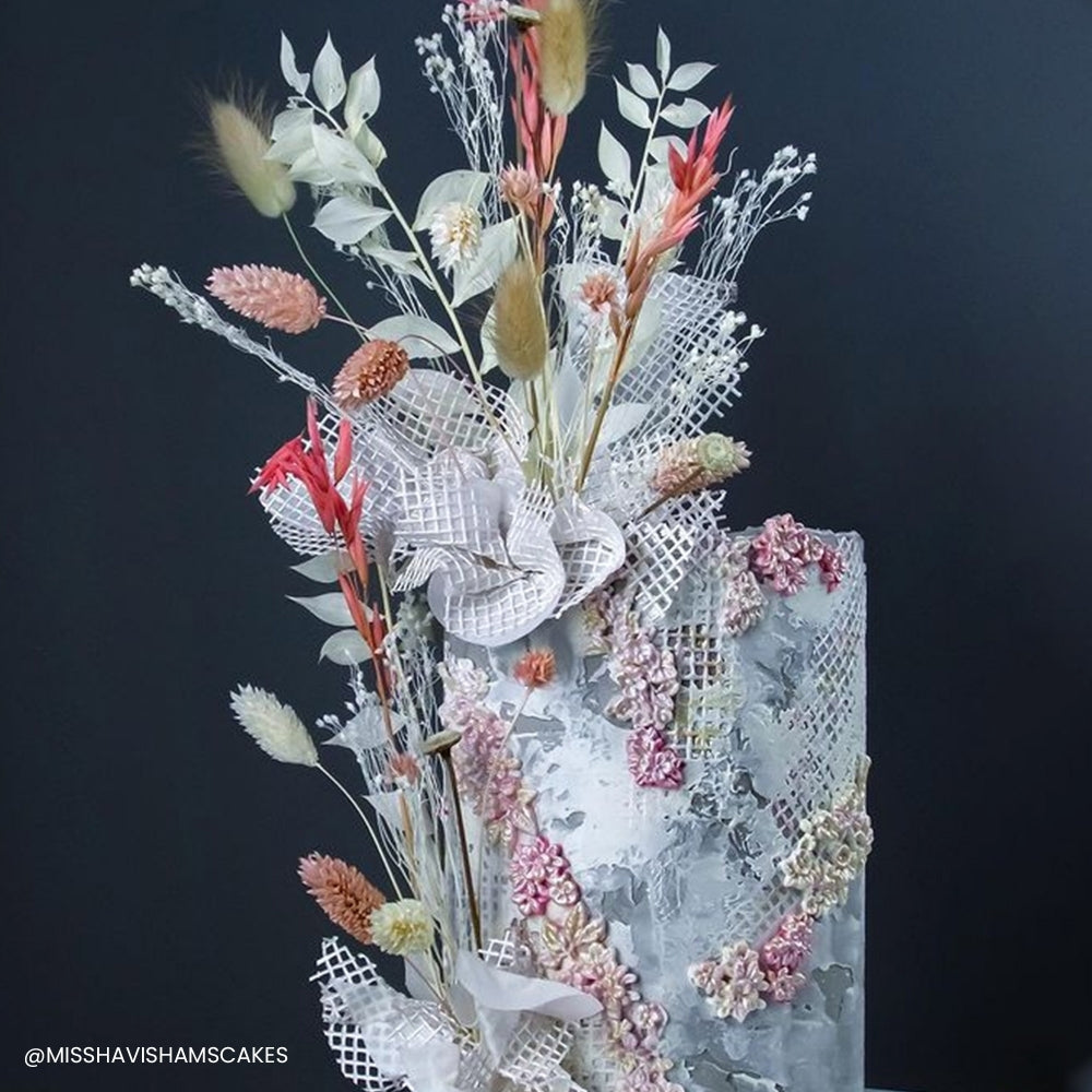 Hessian - 3D Large Cake Lace Mat