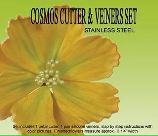 COSMOS GUMPASTE CUTTER AND VEINER SET