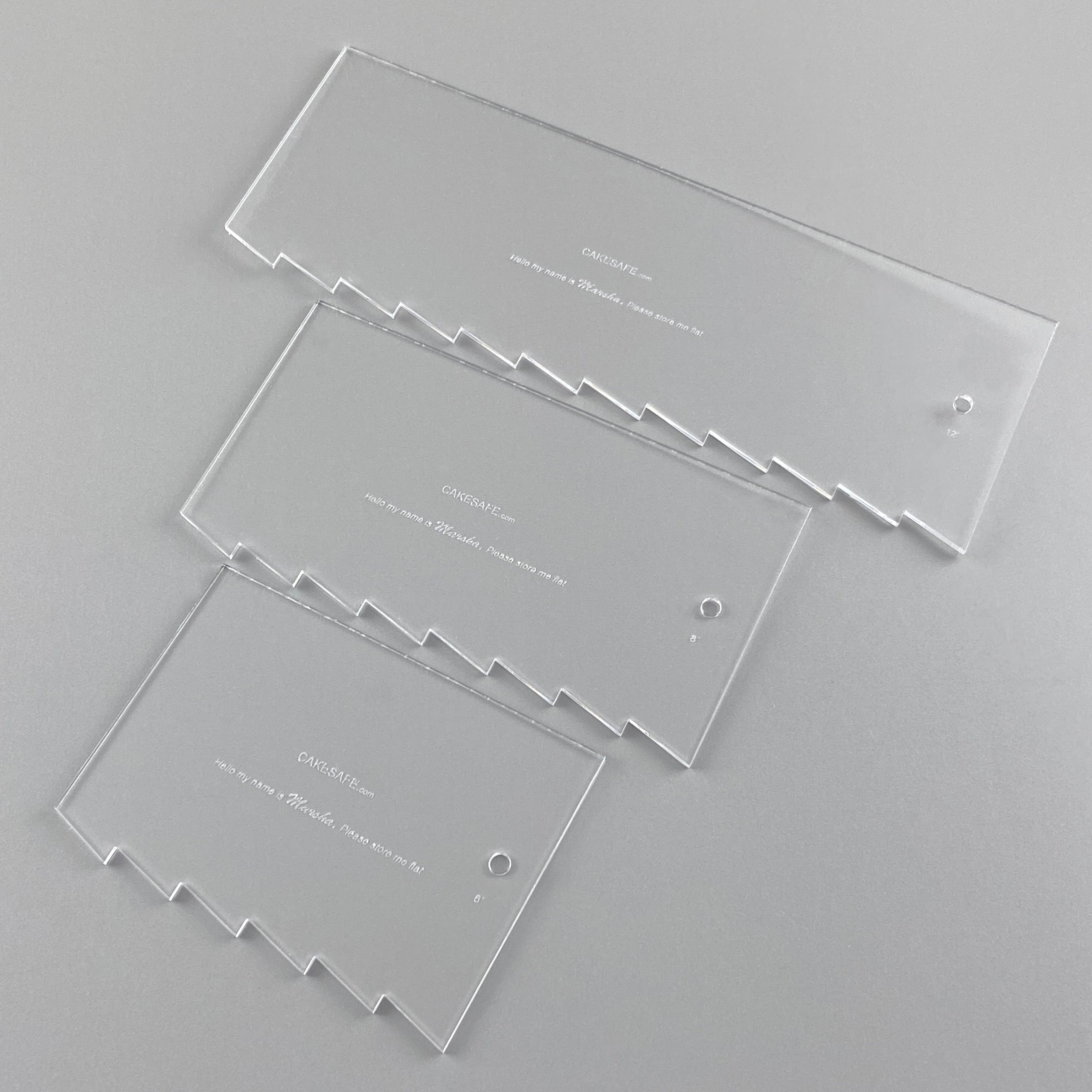 Marsha - 8 inch Tall CakeSafe Cake Combs