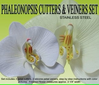 Moth Orchid Cutter and Veiner Set