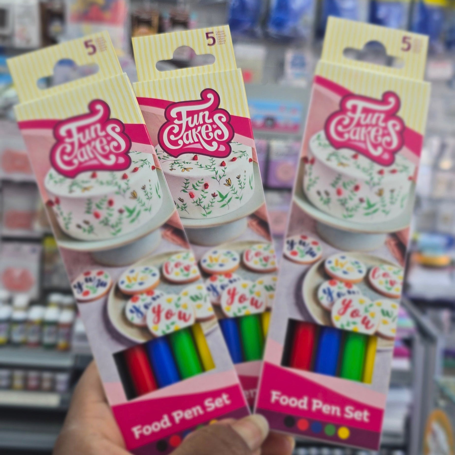 FunCakes Food Pen Primary Set Of 5