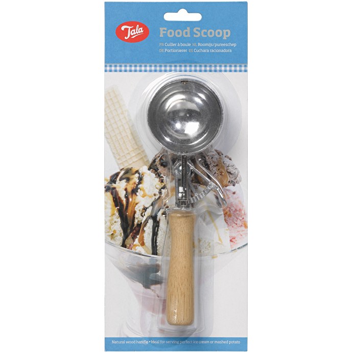 Tala Food Scoop With Wooden Handle