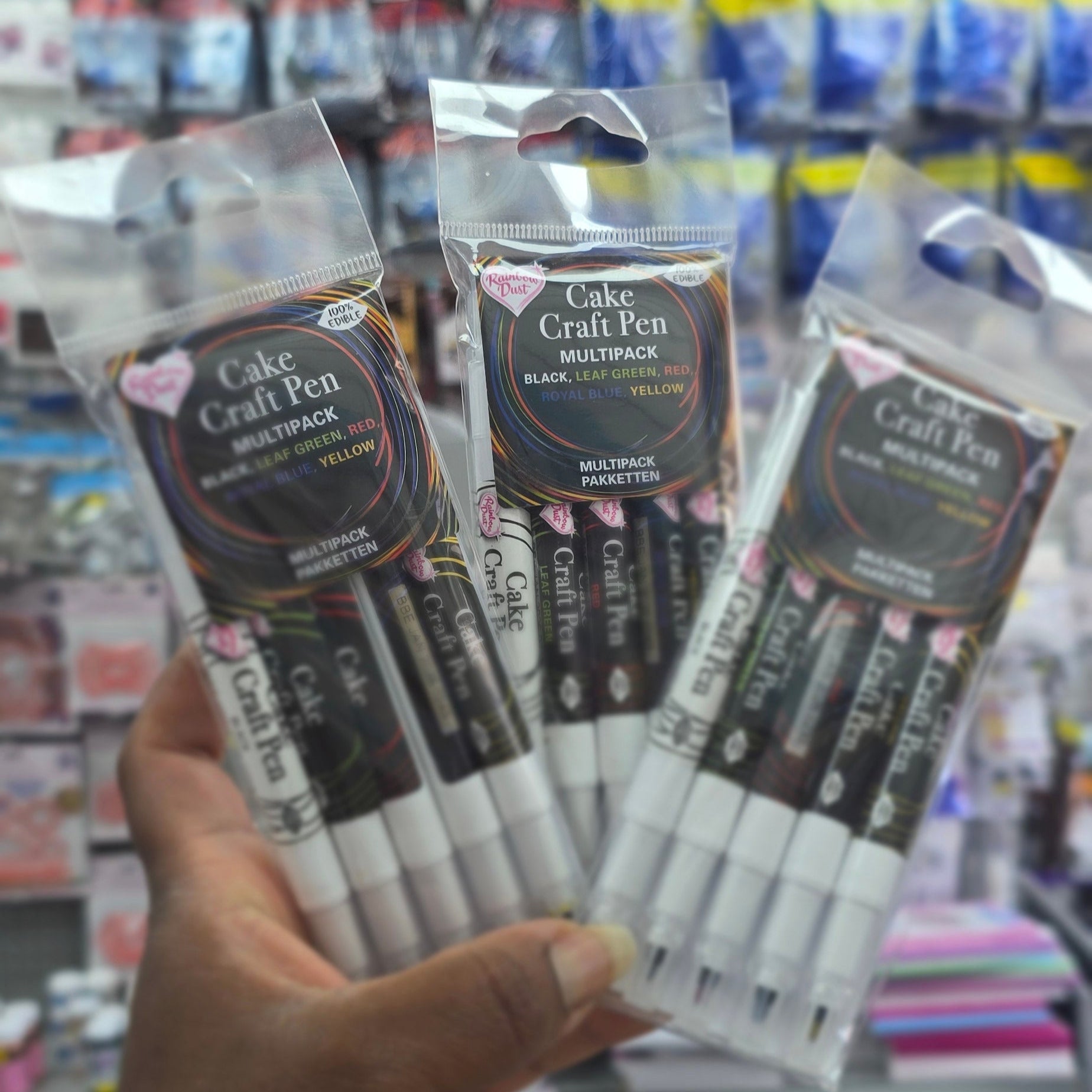 Double Ended Cake Art Pen 5g- Set of 5 - Formerly Cake Craft Pen Multipack