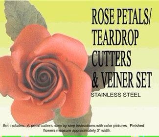 Rose Cutter and Veiner Set