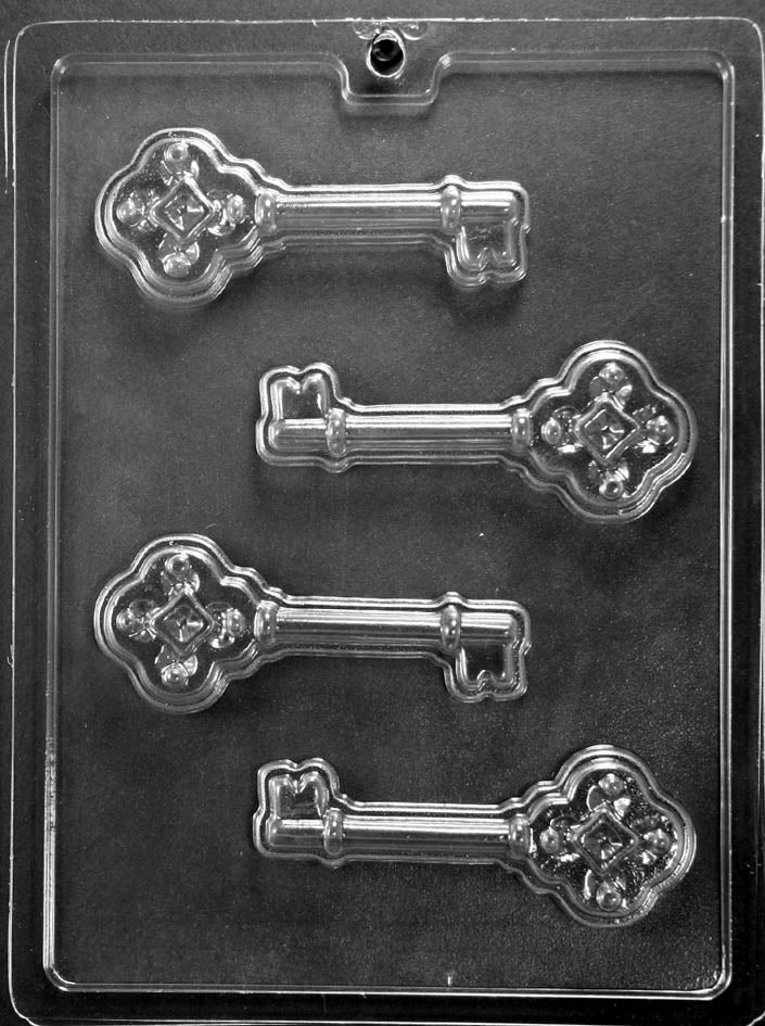 SKELETON KEY LOLLY CHOCOLATE MOULD