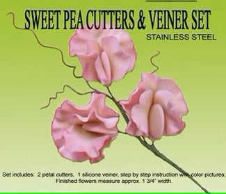 SWEET PEA GUMPASTE CUTTER AND VEINER SET