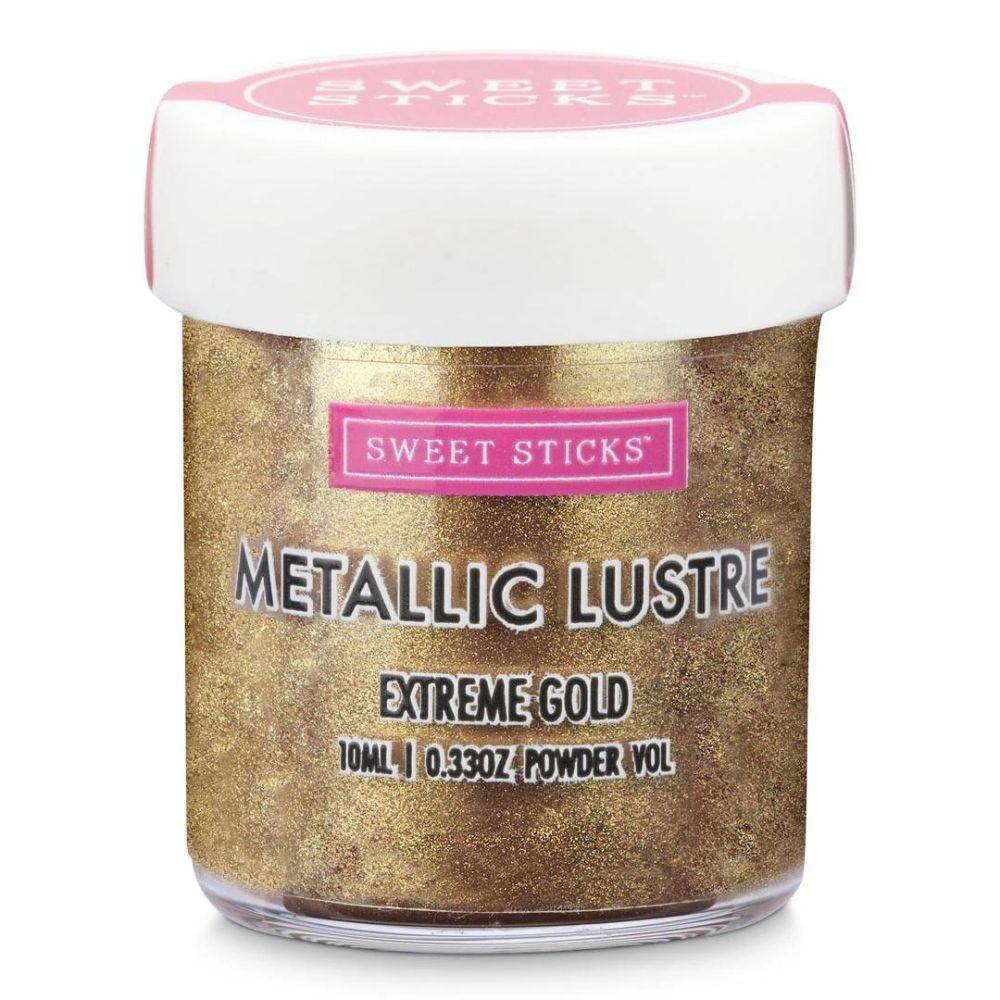 Extreme Gold SWEETSTICKS 100% Edible Metallic Lustre Dust - 10ml