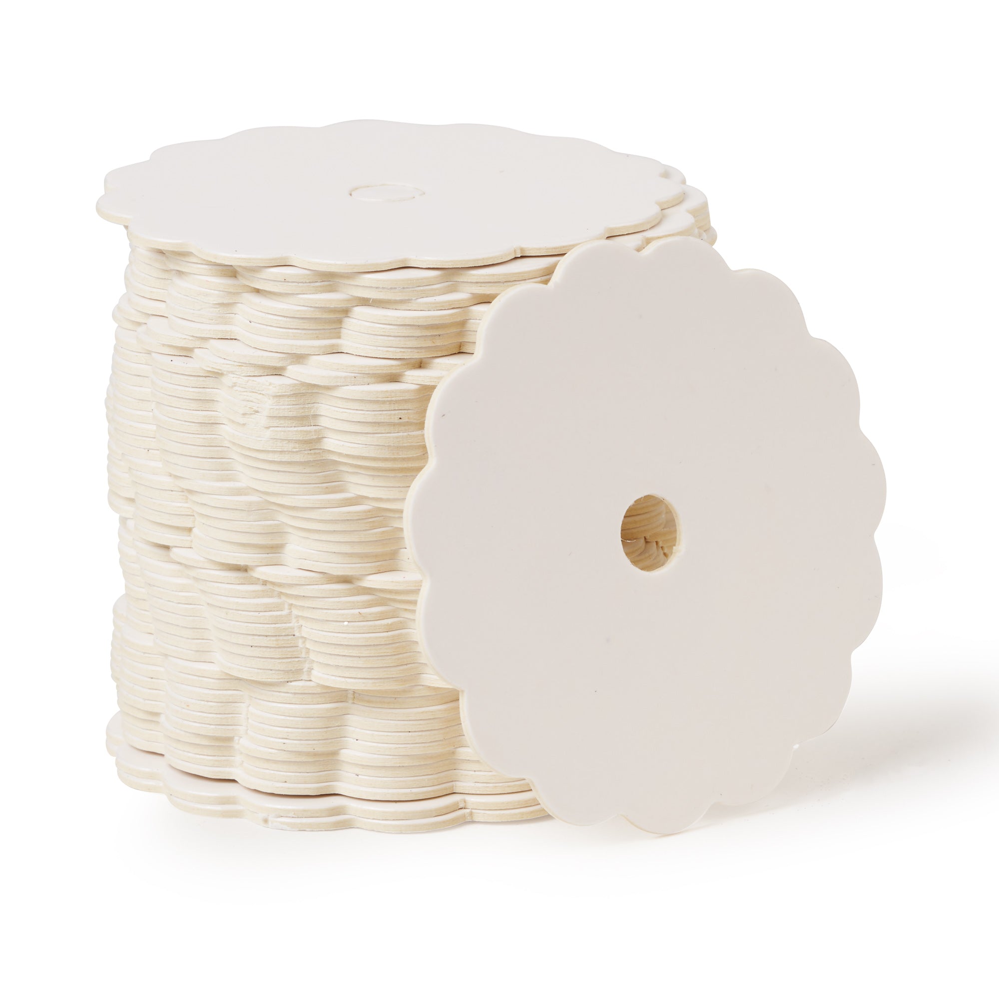WHITE SCALLOPED CAKEPOP BOARDS