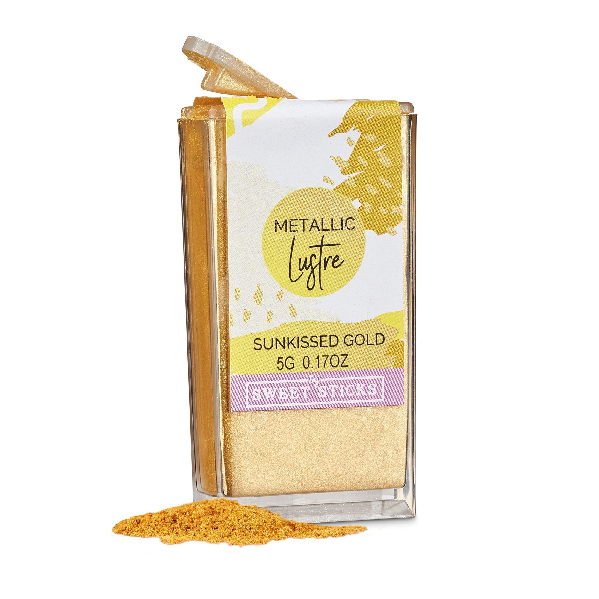 SWEETSTICKS 100% Edible Metallic Lustre Dust - 5g - Sunkissed