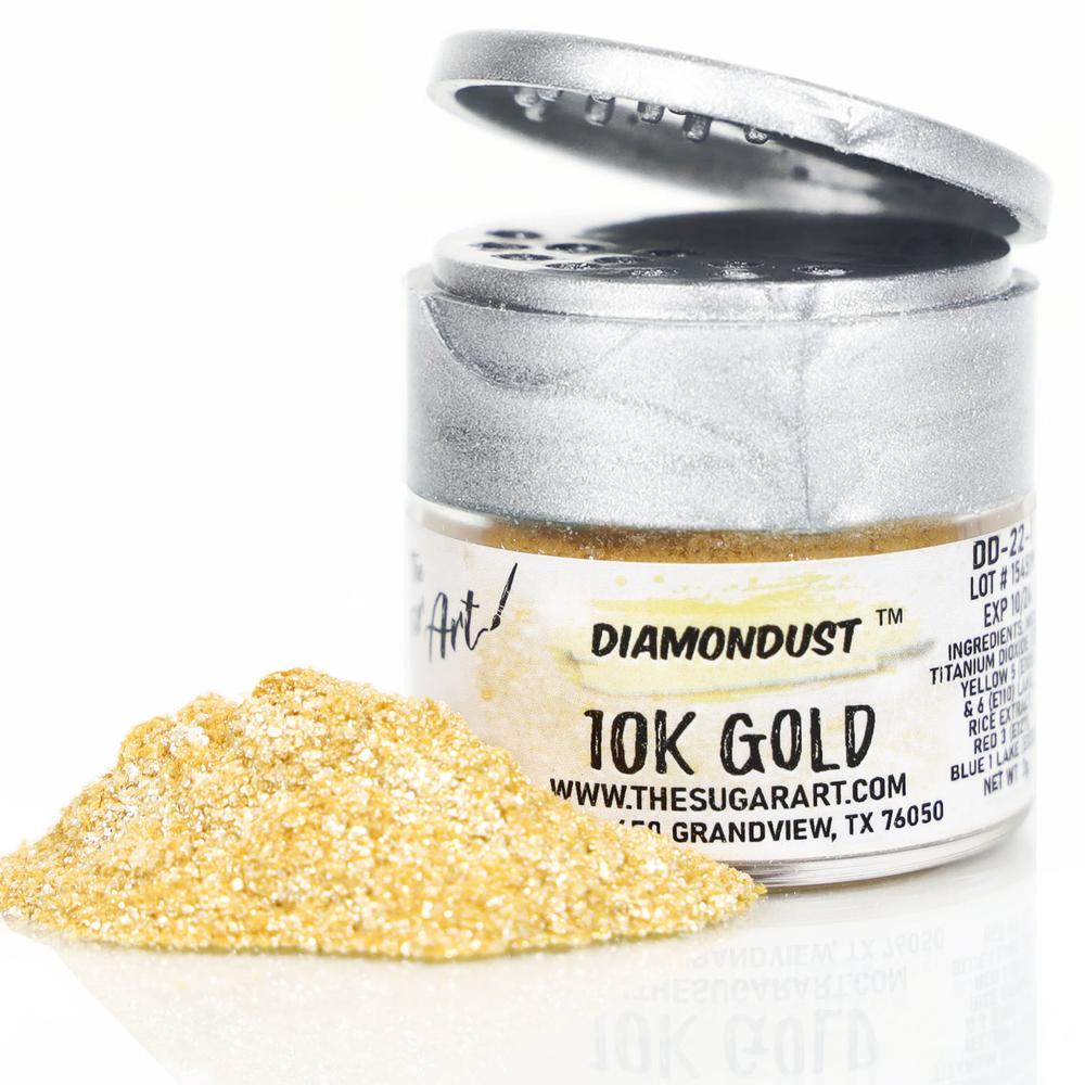 10K Gold EDIBLE GLITTER