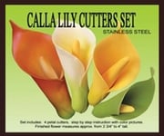 CALLA LILY CUTTERS AND VEINER SET