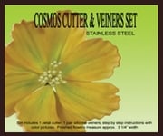COSMOS GUMPASTE CUTTER AND VEINER SET