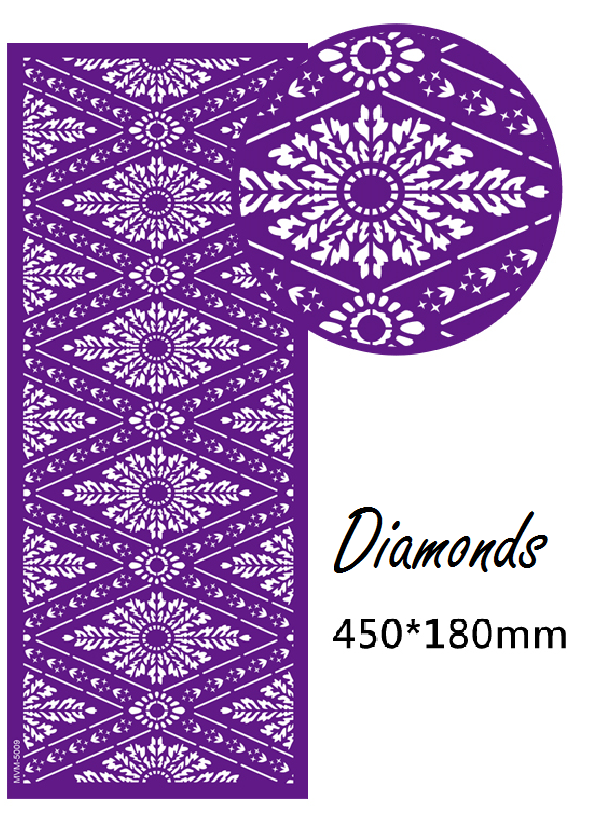 Diamonds Mesh Stencil