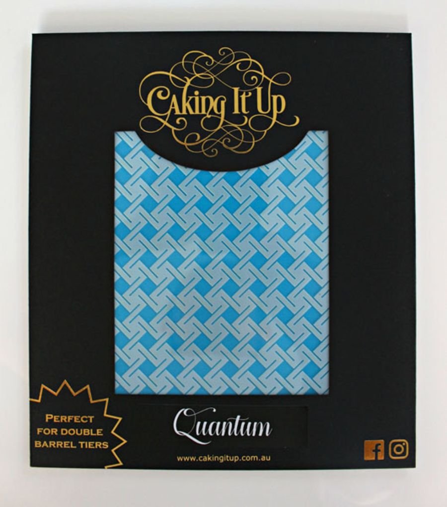 QUANTUM Cake Stencil