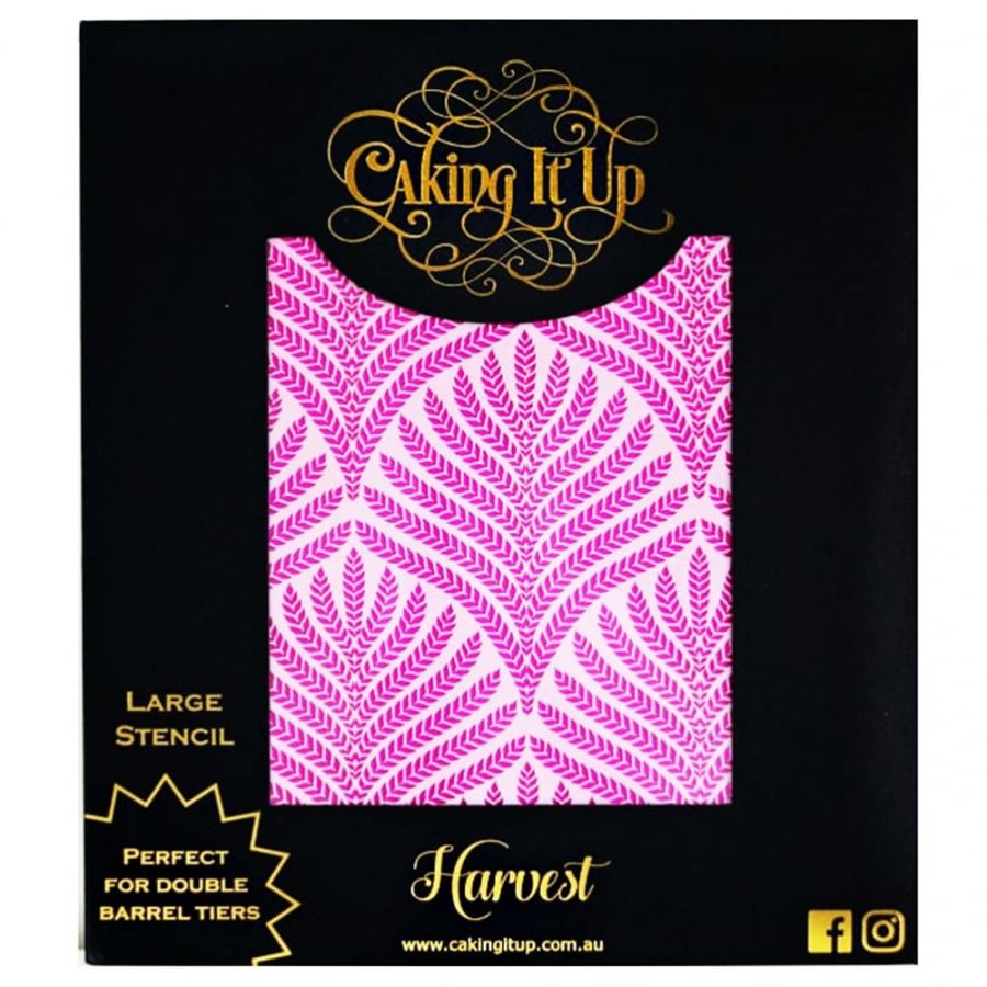 HARVEST Cake Stencil