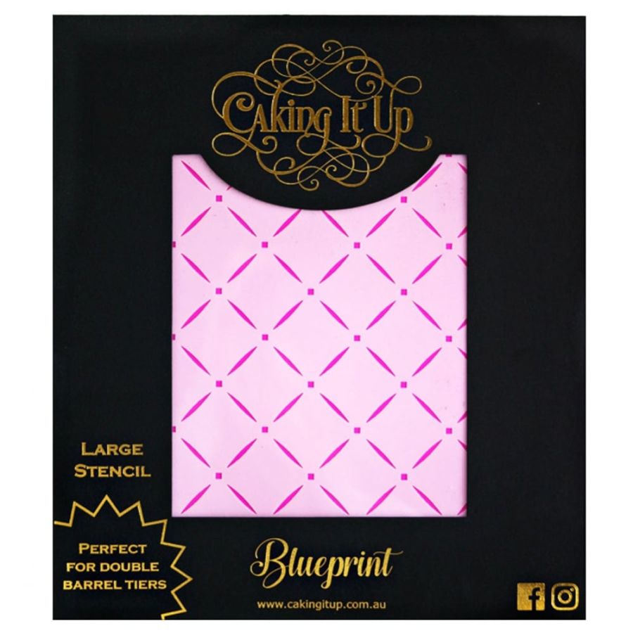 BLUEPRINT Cake Stencil