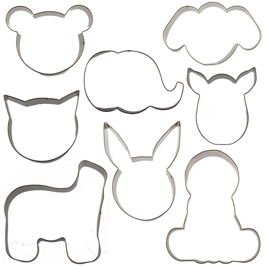 Sweet Elite Mix and Match Animal Cookie Cutter Set