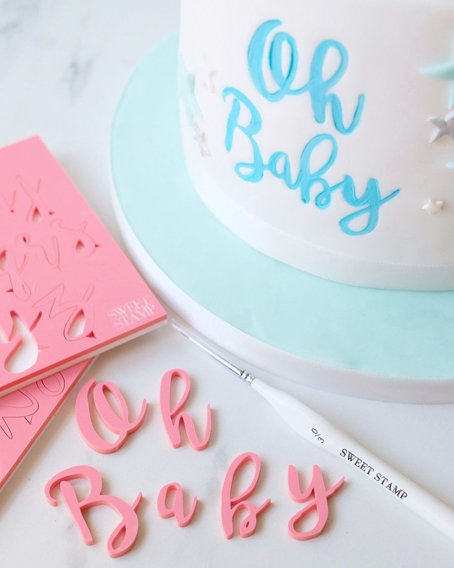 Stylish Lettering Stamp Set