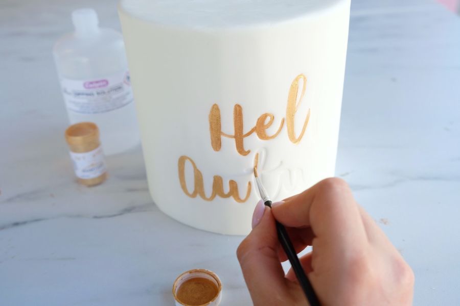 Handwritten Lettering Stamp Set