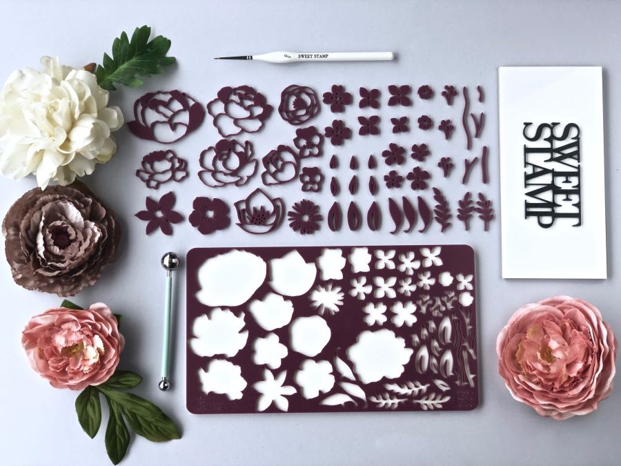 Botanical Dreams by The Caketress Lettering Set