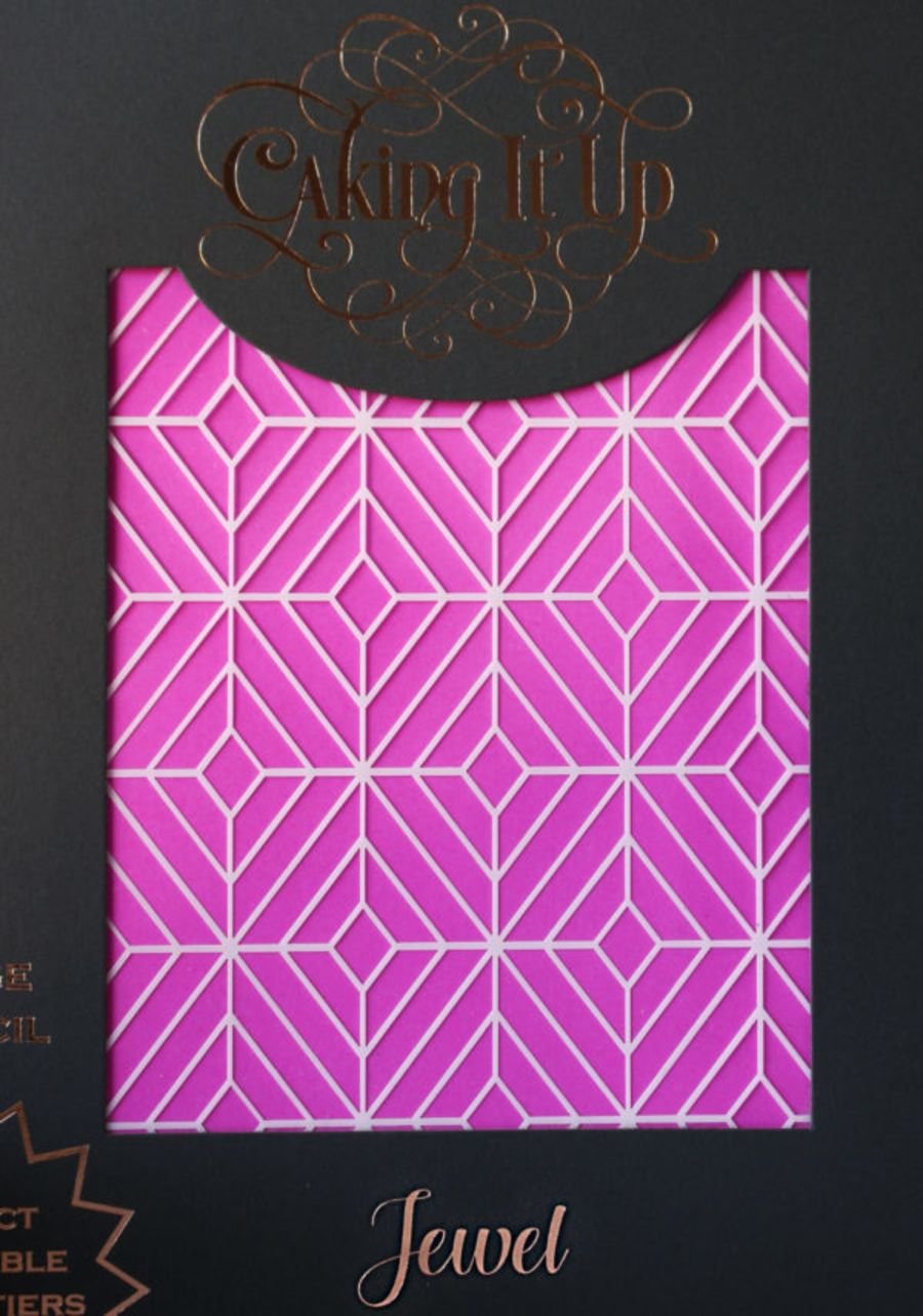 JEWEL Cake Stencil