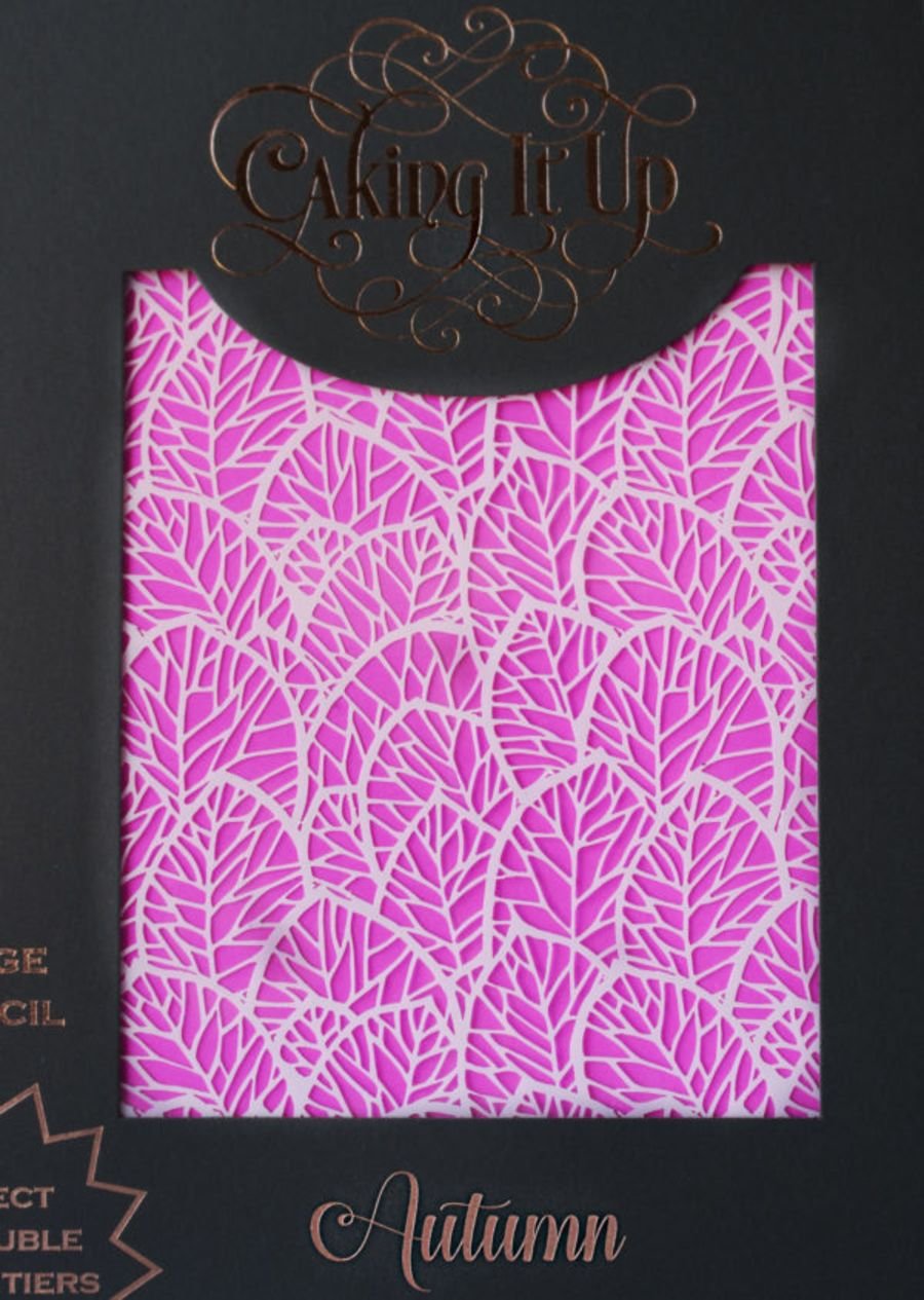AUTUMN Cake Stencil