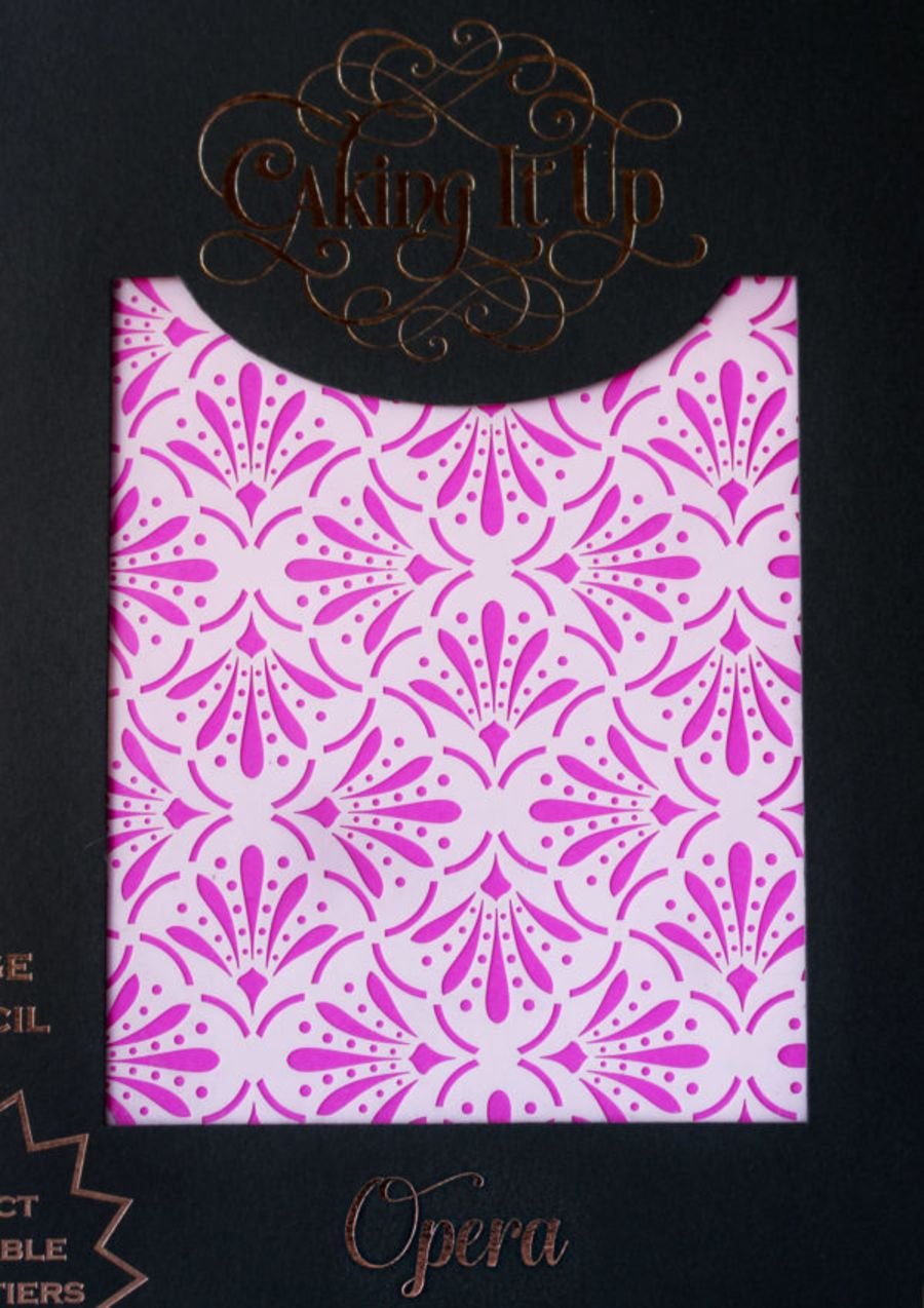 OPERA Cake Stencil