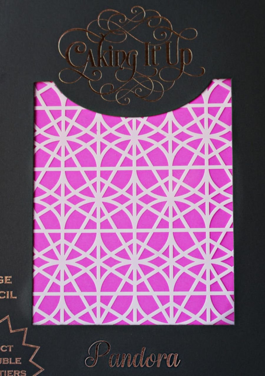 PANDORA Cake Stencil