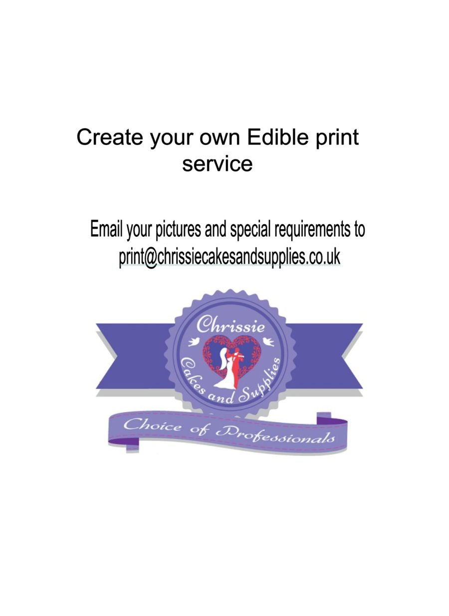 CREATE your OWN Edible Print Imaging service